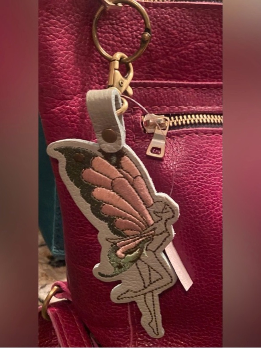 Portland Leather Pistachio Fairy Bag Charm Bag Flair - NEW